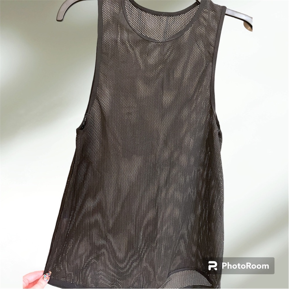 Black Mesh Tank